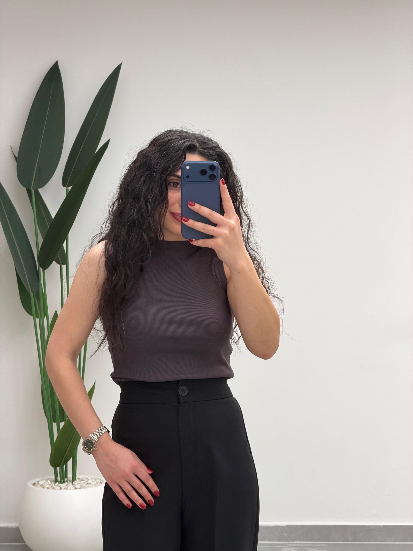 Premium Doku Fitilli Atlet Kahve