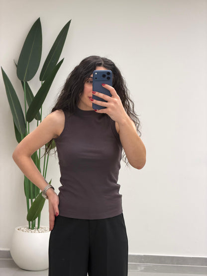 Premium Doku Fitilli Atlet Kahve