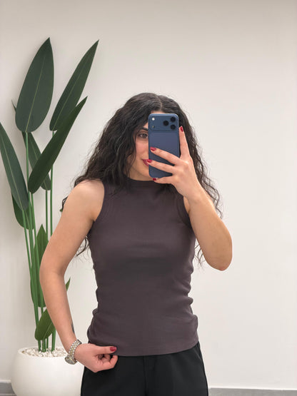 Premium Doku Fitilli Atlet Kahve