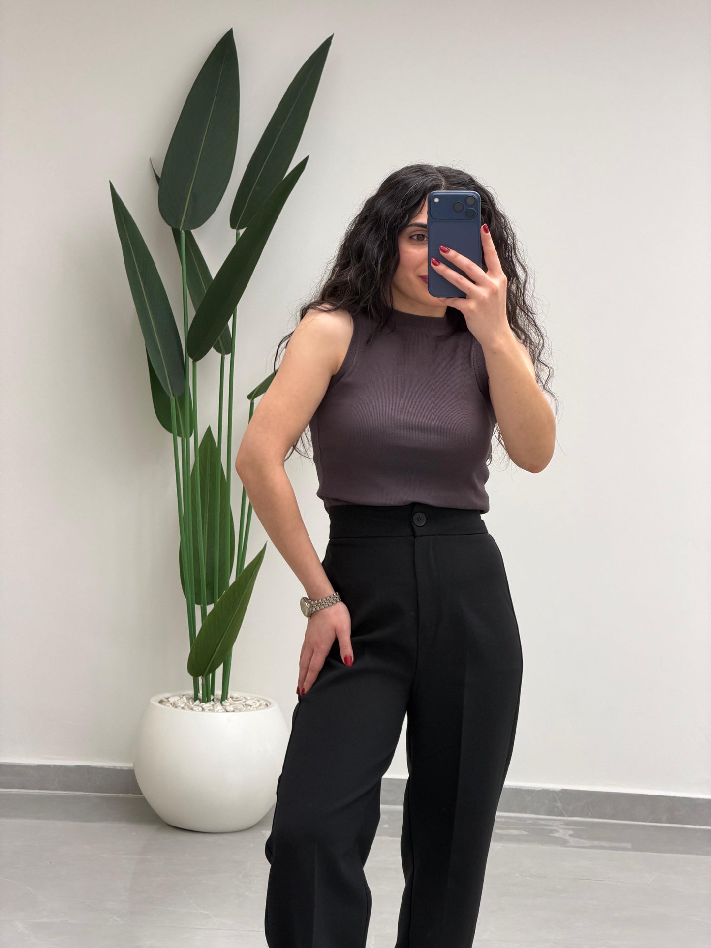 Premium Doku Fitilli Atlet Kahve