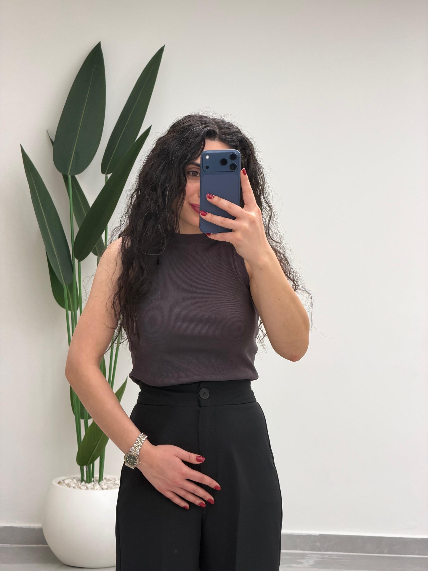 Premium Doku Fitilli Atlet Kahve