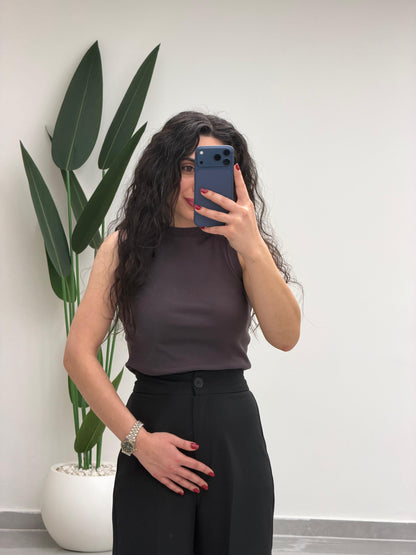 Premium Doku Fitilli Atlet Kahve