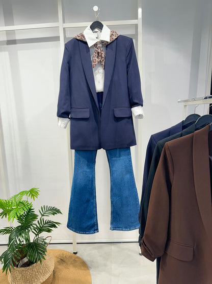 KOLU BÜZGÜLÜ CEKET