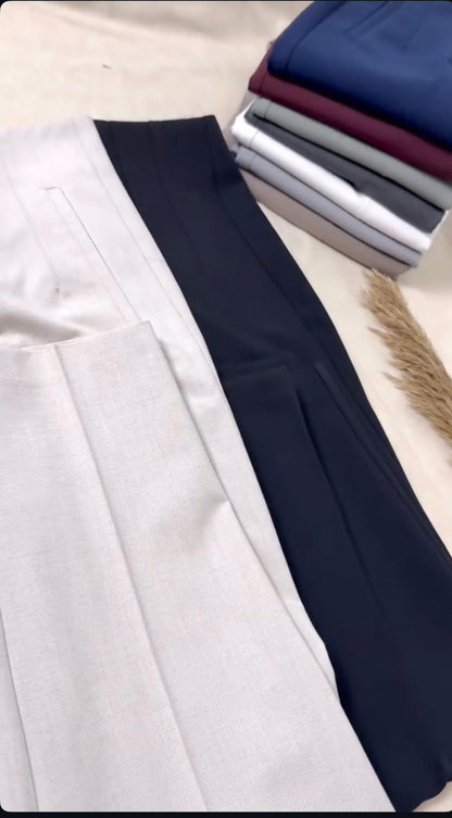 FLOTALI YÜKSEK BEL PANTOLON